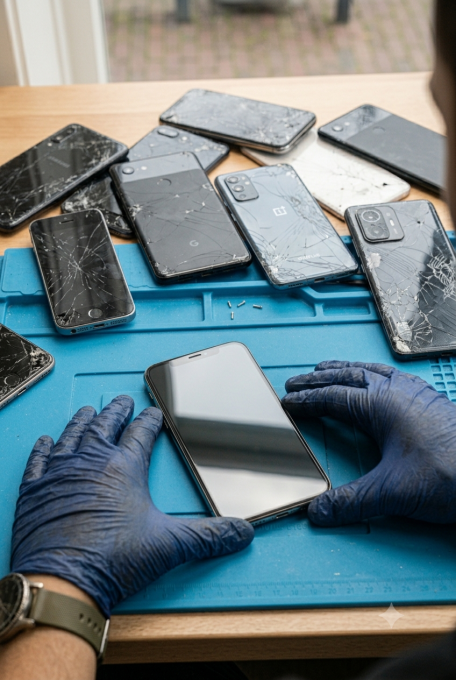 Telefoonscherm reparatie verschillende modellen