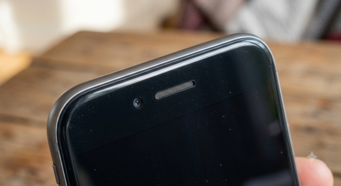 luidspreker telefoon close up