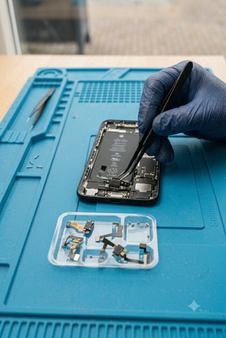 oplaadpoort reparatie isarkis